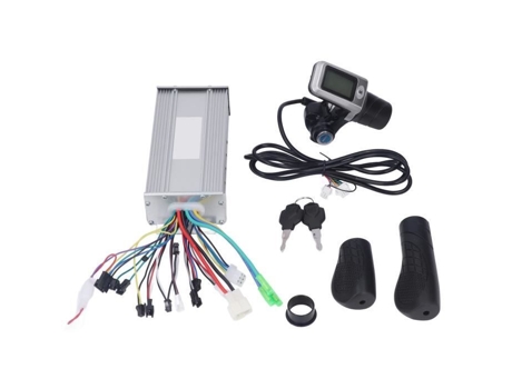 Zerone controlador de bicicleta 36/48v 1000w controlador sem escova lcd kit shifters display cristal líquido ZERONE