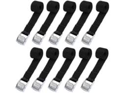Kit Com 10 Cintas De Amarração 2* 39cm Para Fixação Bagageiros Motocicleta/carro/bicicleta, Com Capacidade Máxima De Carga 500kg