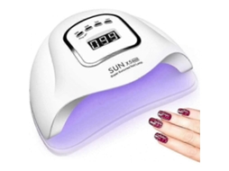 Lâmpada de Unhas Led Uv 150w, Secador Profissional Gel Polonês Luz, Luz com Configuração Tempor Izador 4, Cura e GOKOCO