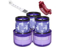 filtros de substituição do pacote compatíveis para dyson v11 animal, v11 outsize, v11 torque drive peças aspirador sem fio