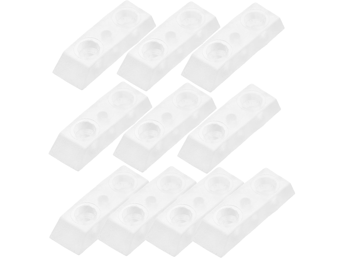 Homsfou 10 Unidades De Protetores Silicone Antiderrapantes E Resistentes Ao Desgaste Para Pés Cadeiras Móveis