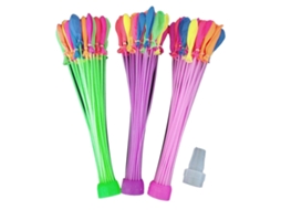 111pcs Balões De Água De Látex Com Enchimento Rápido E Auto Selante Em Cores Mistas Brinquedo Para Crianças