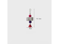 Brinquedo Molar em Formato de Flor para Pássaros, Pedra de Moer para Papagaios, Brinquedo para Gaiola, Periquitos, Chinchilas, Esquilos AQUAFORGE