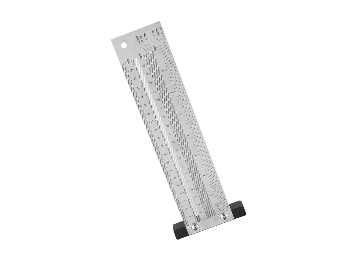 Régua De Marcação Pomya, Régua De Layout Para Marcenaria Com Escala Fina 0, 25mm, Para Gravar Linhas E Ângulos Em Aço