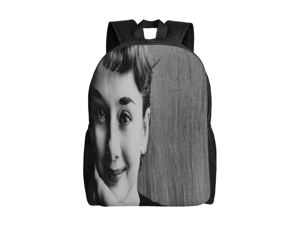 Mochila Audrey Hepburn Para Escola E Trabalho, Leve E À Prova Dágua, Mochila Estilosa Para Estudantes E Adultos (k79) Olysi Shop (g79)