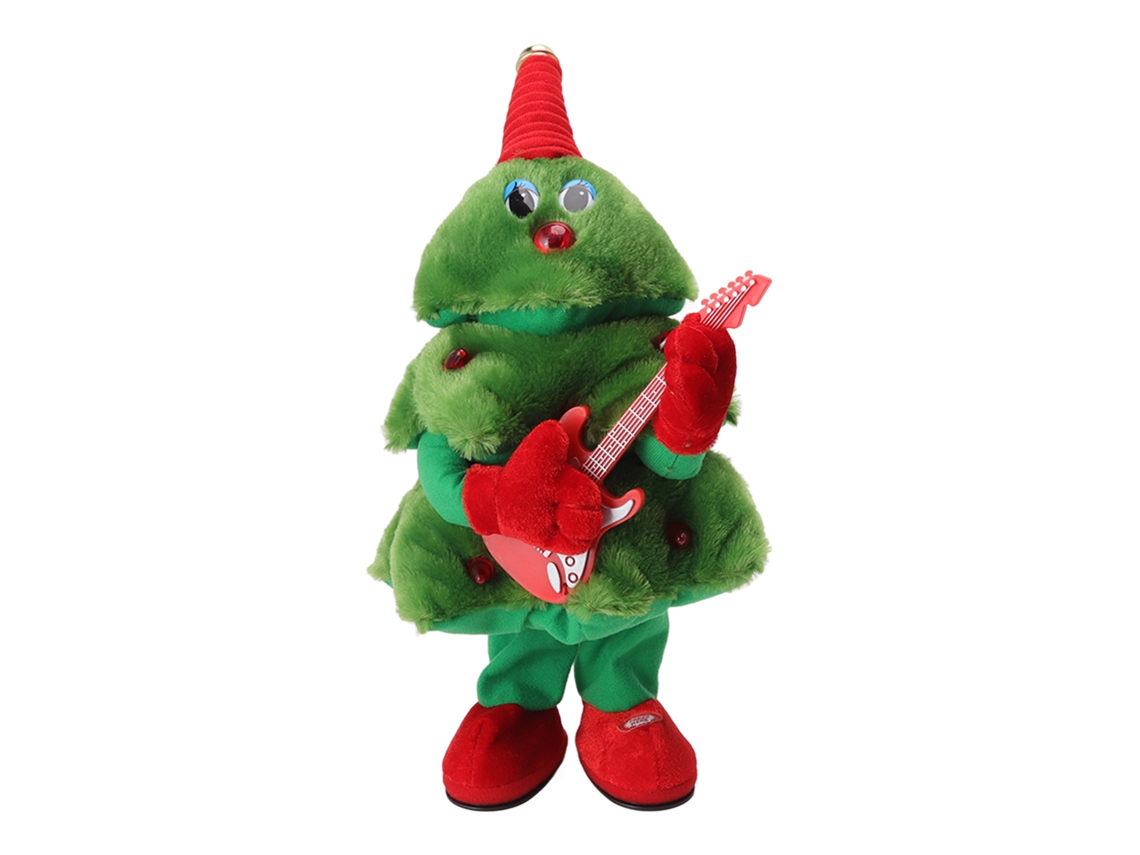 Brinquedo Pelúcia Árvore Natal Elétrica Música Luz
