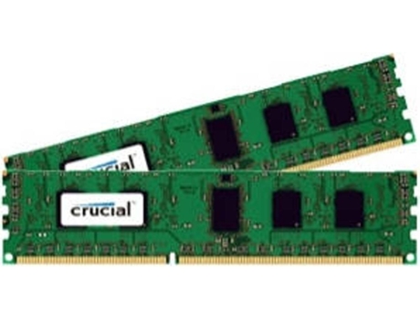 Memória RAM DDR3L CRUCIAL CT2K102464BD160B (2 x 8 GB - 1600 MHz - CL 11 - Verde)