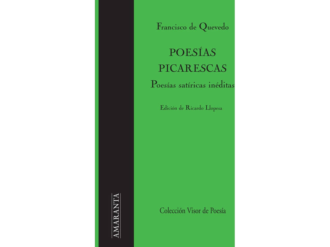 Livro Poesias Picarescas: Poesias Satiricas Ineditas de Francisco De Quevedo (Espanhol)