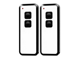 Yuru controle Remoto para Portão de Garagem 433.92 Mhz, Compatível com Novotron 502 Max43 2, Mini , 2 Pack Preto e Branco