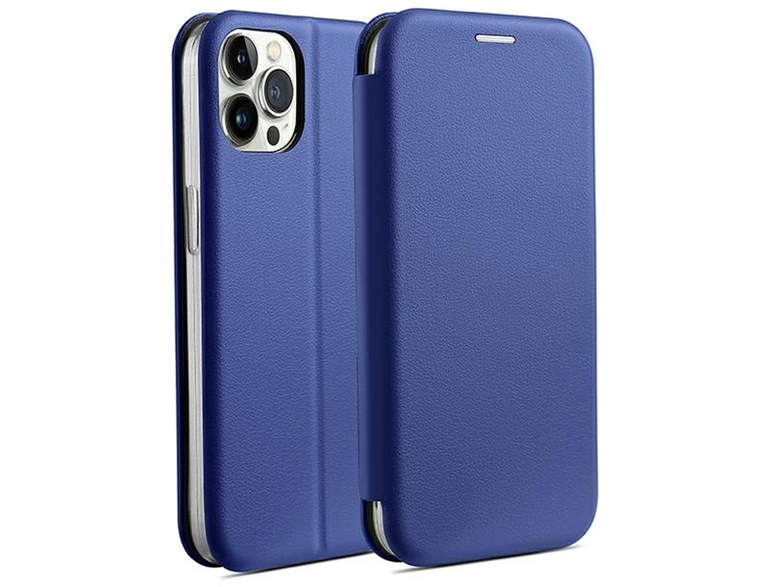 Capa para iPhone 15 Pro Max BELINE Pele Sintética Magnética Azul
