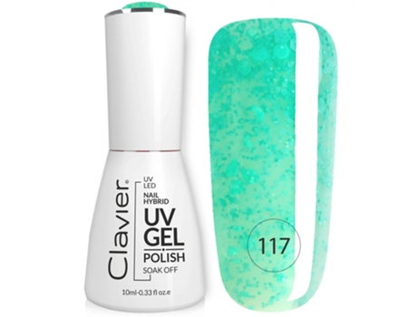 Luxury Holographic Glitter Gel Nail Polish 117 Summer Paradise, 10ml Clavier