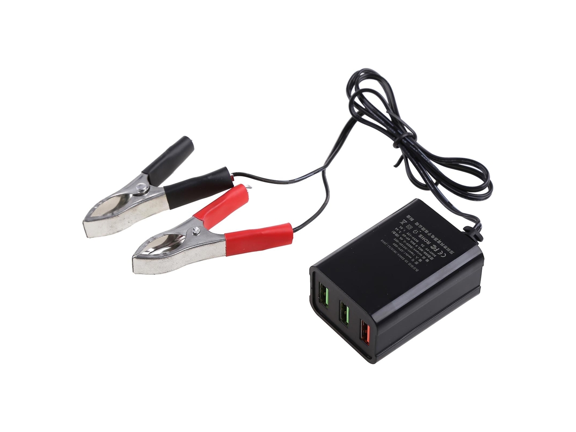 Clipe de Carregador Usb Qc3.0 3 Portas Usb Carregador Rápido Bloco de Carregamento Rápido ALLINLESS