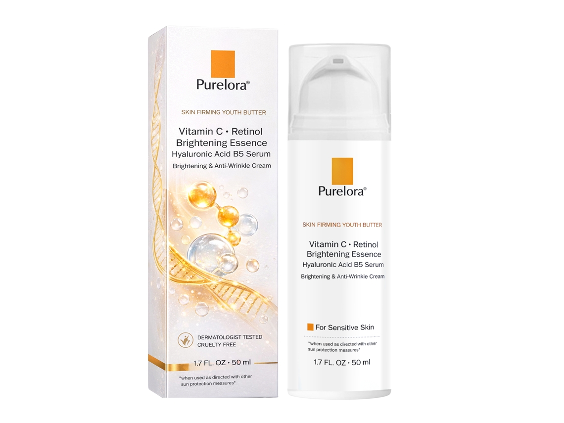 Sérum com Retinol e Vitamina C, Combate Rugas e Revitaliza a Pele LAXISCREED