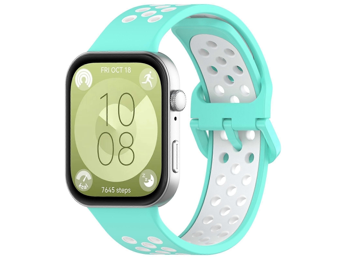 Pulseira Esportiva De Silicone Bicolor Xdfind Para Huawei Watch Fit 4 Pro / Fit 4 / Fit 3
