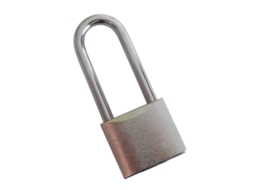 Cadeado de Arco Longo Prateado 30 Mmwally