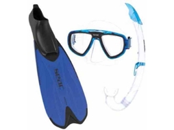 Conjunto De Máscara E Tubo de Mergulho SEACSUB Tris Spinta