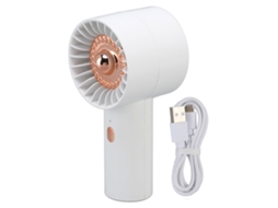 Ventilador Portátil Mini Luz Noturna 3 Níveis Usb Branco