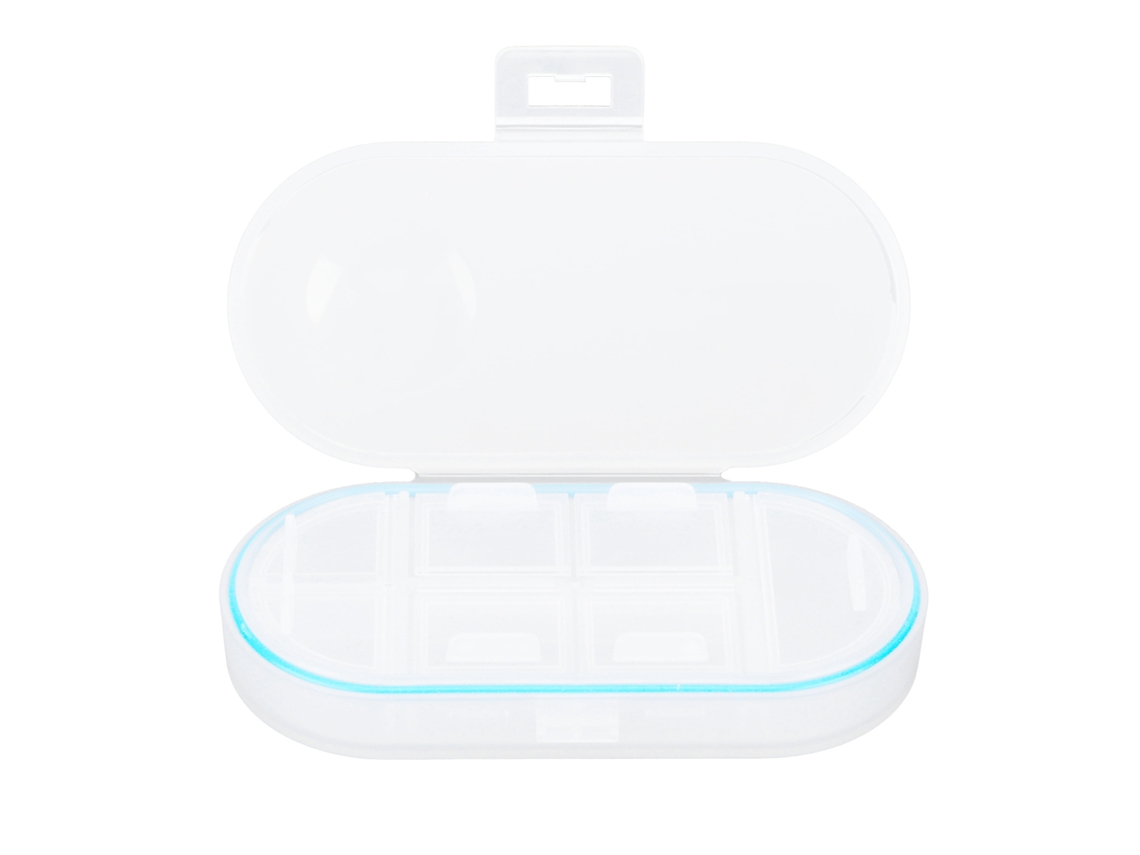 Organizador Portátil Para Medicamentos Com 7 Compartimentos, Ideal Casa E Viagens. Aquaforge