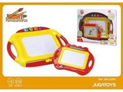 Quadro de Desenho JUGATOYS Duas Placas Magnéticas (4 Cores - 46 x 36 cm)