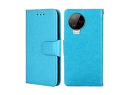 Capa De Celular Em Couro Com Textura De Cristal Para Infinix Note 12 Pro 4g / Note 12 2023