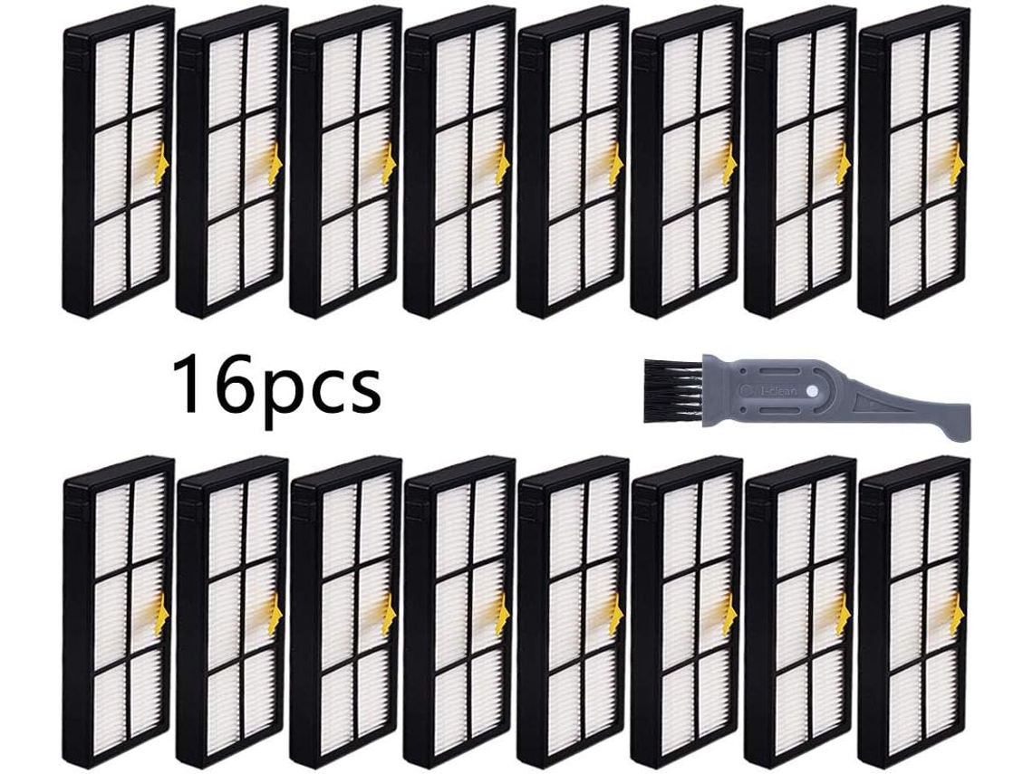Kit De Substituição Para Irobot Roomba Séries 800 E 900 Acessórios Para Filtros (16 Peças) Cuich