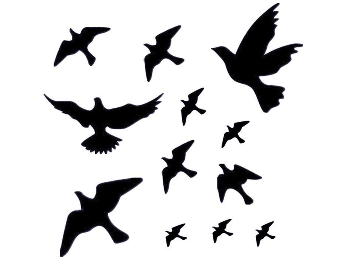 Adesivos Anticolisão, Conjunto De 12, Pvc, Preto, 42x44cm