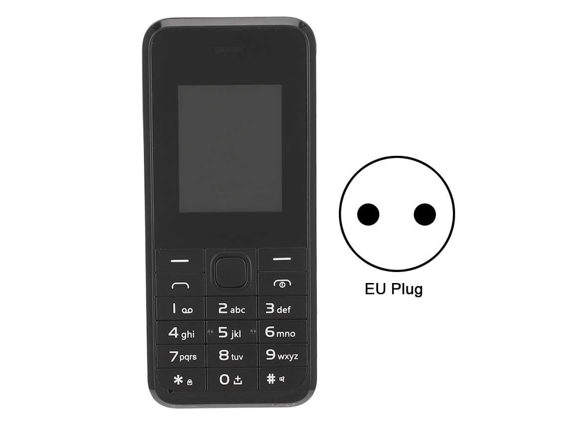 Mali celular para Idosos Mini230 com Tela 1.77 Polegadas, 2g, Dual Chip, Botoes e Bateria de Longa Duracao