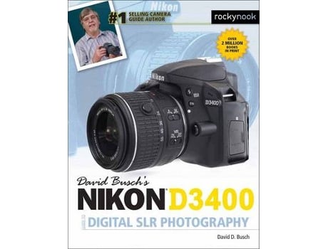 Livro David Buschs Nikon D3400 Guide to Digital SLR Photography de David D Busch (Inglês)