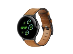 Pulseira de Relógio em Couro Genuíno para Google Pixel Watch 3 (45mm)
