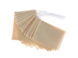 Pacote Com 100 Saquinhos De Chá Papel Filtro, Vazios, Cordão.