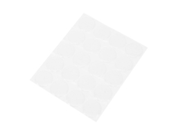 Conjunto De 30 Adesivos Epóxi Transparentes Redondos E Duráveis Em Gel