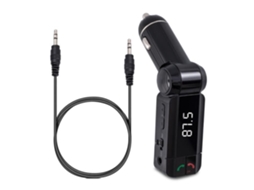 kwmobile transmissor FM Bluetooth para carro com carregador USB e dispositivo mãos-livres integrado