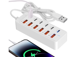 Hub Usb 12 Em 1 Tipo C Adaptador De 66 W
