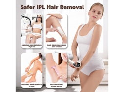 Dispositivo De Remoção De Pelos S2 A Remoção De Pelos Indolor Branco Yizhood