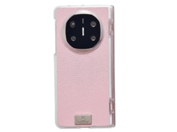Capa De Celular Com Textura De Lichia E Eixo De Mola Transparente