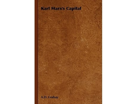 Livro Karl Marxs Capital de A D Lindsay (Inglês)