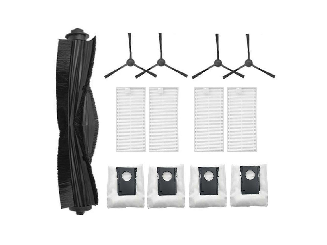 Conjunto de 13 Peças Reposição para Aspirador Robô W20/w20 Pro/j20: Escova Principal, Escova Lateral, Filtro Hepa e Saco de Pó BRILVIBERA
