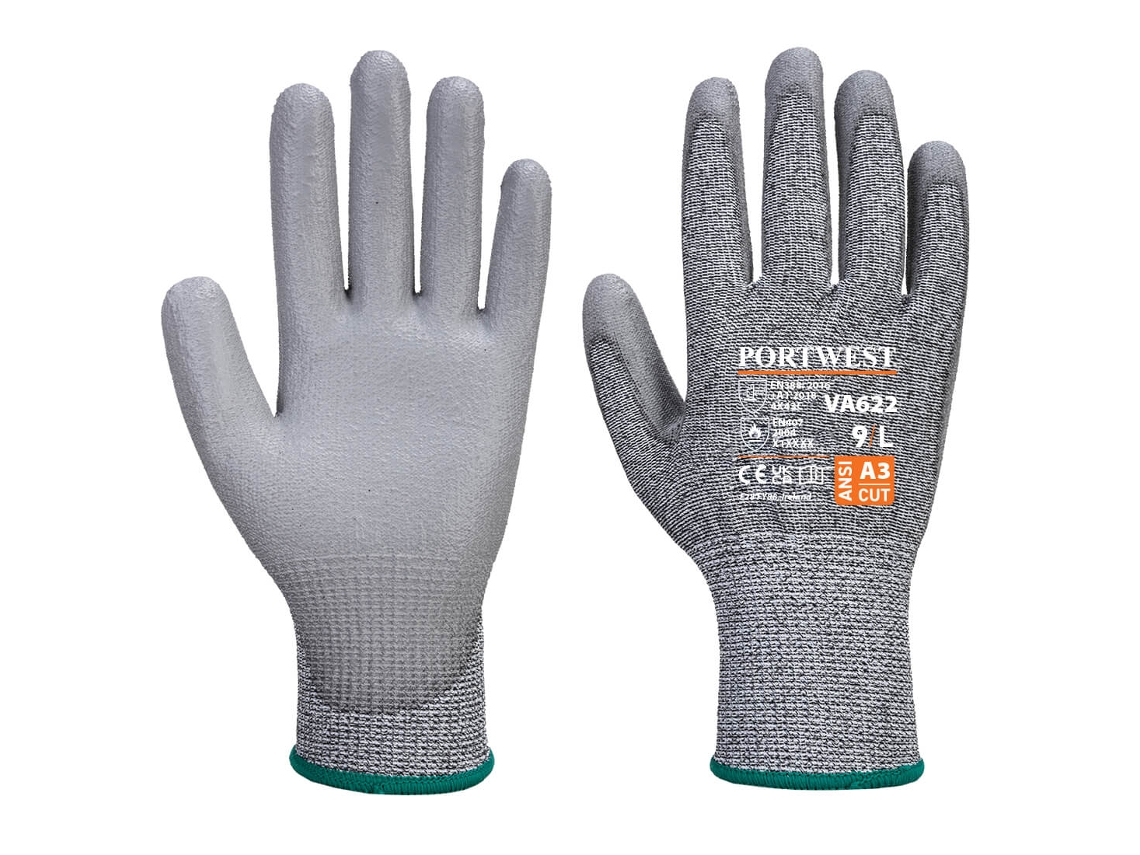Luva De Venda Automática Anti-corte Mr - Proteção E Conforto Cinza / Xs