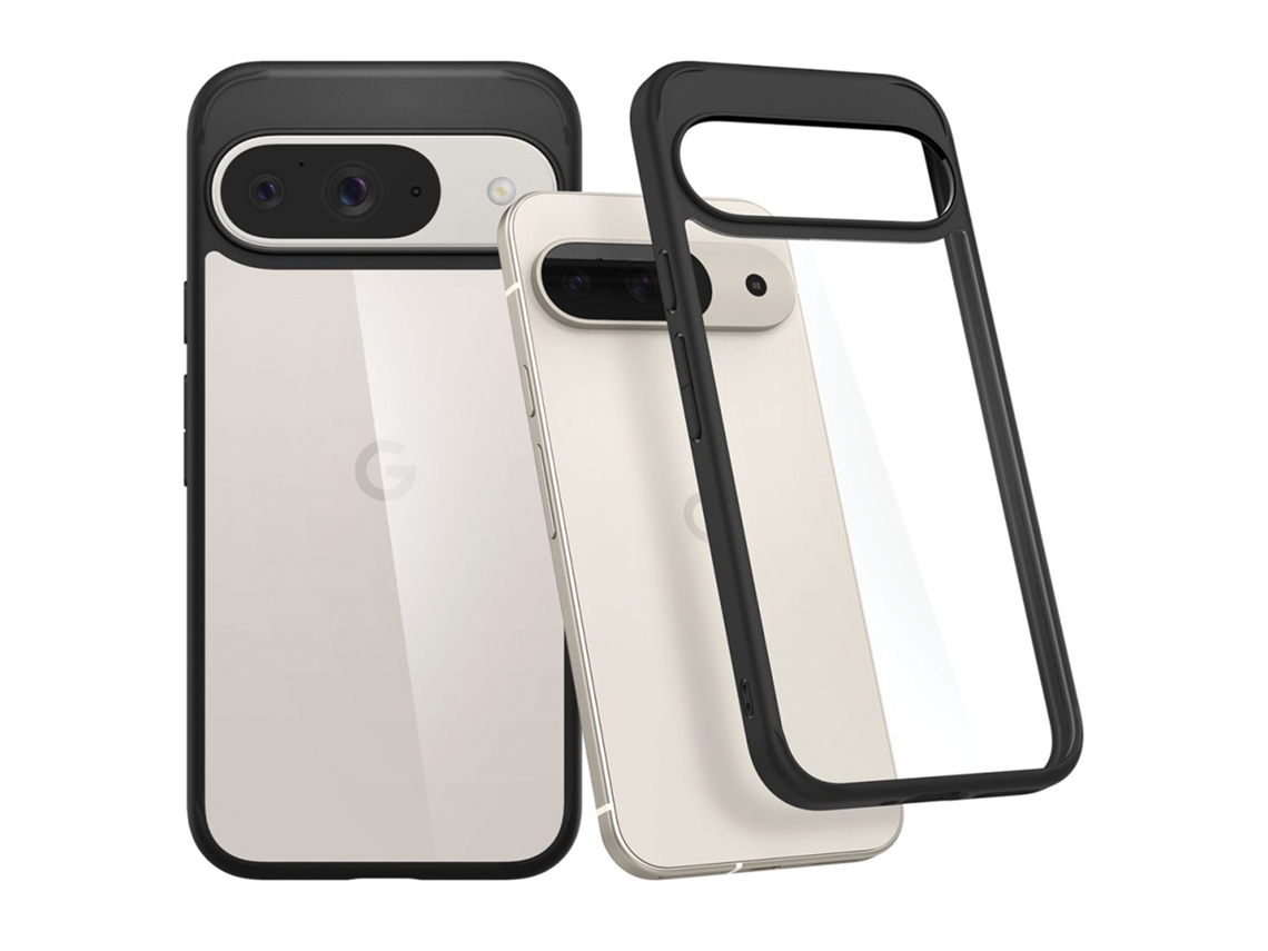 Capa Spigen Para Google Pixel 9 9 Pro Ultra Híbrido Preto Fosco