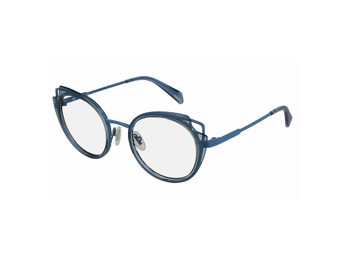 Armação de óculos feminina Police VPLA03-490F63 (Azul - Metal - Ø 49 mm)