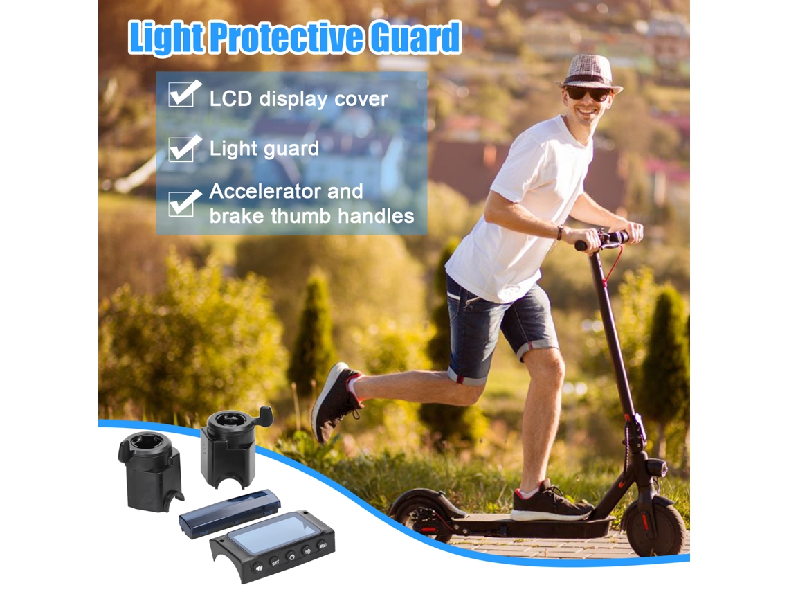 Business capa de Proteção para Tela Lcd e Luz, Manete de Acelerador e Freio para Scooter Elétrico de 8 Polegadas