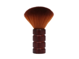 2026 brocha para Limpiar Polvo de Cuello Y Rostro Con Cerdas Suaves de Nylon Y Mango de Madera para Barberos Y Peluqueros