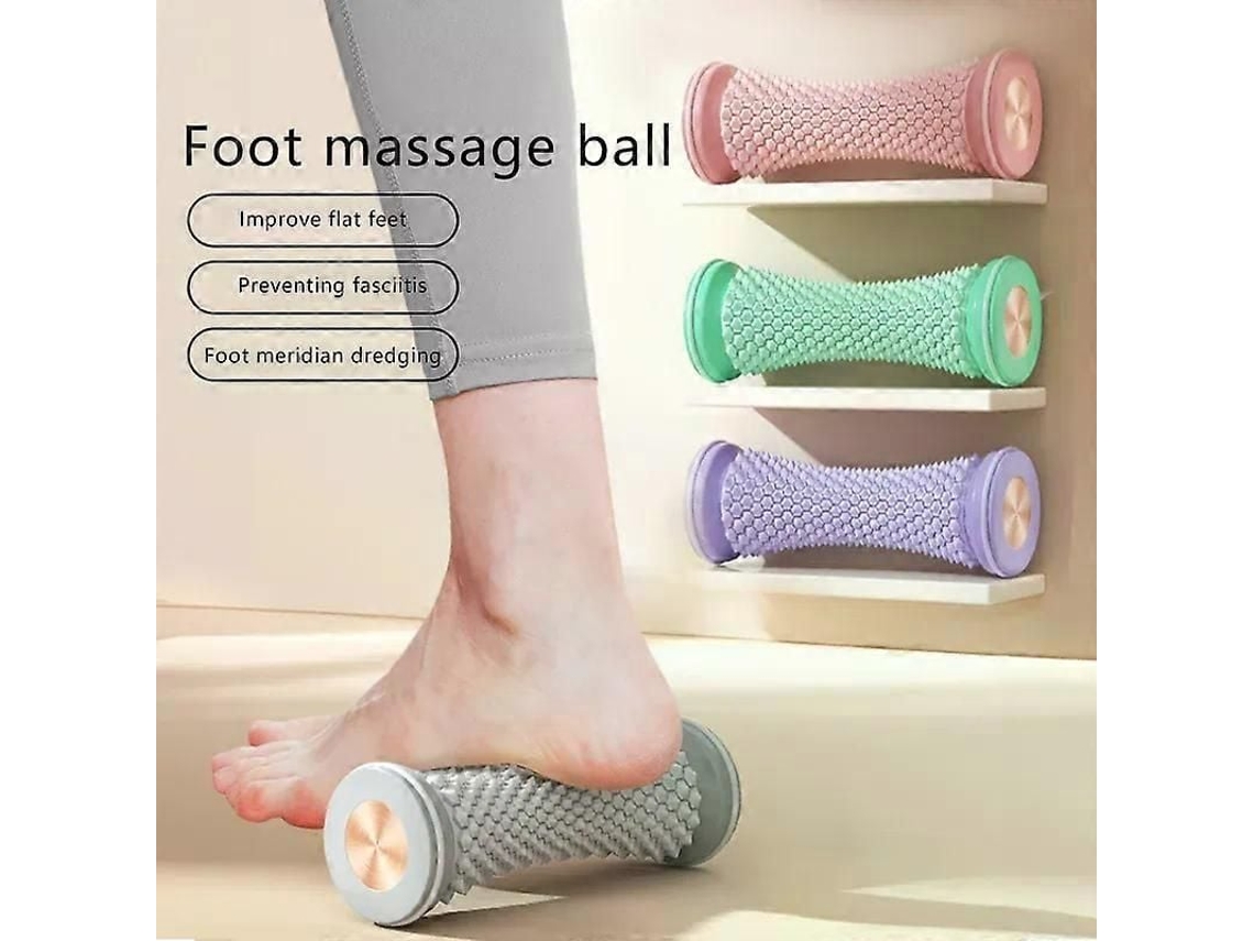 Massageador De Pés Rolo Massagem Bola Ioga Fáscia Plantar Cuidados Relaxamento Muscular M Assageador Manual