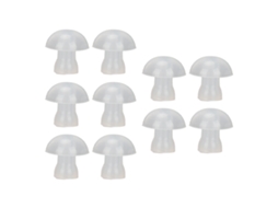 Ponta Ouvido LAXISCREED 14mm Silicone Universal 10un