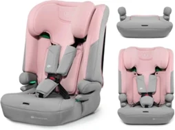 Cadeira Auto Kinderkraft I‑COMFY 76–150 cm com cinto de 5 pontos e função booster 3‑em‑1 Rosa