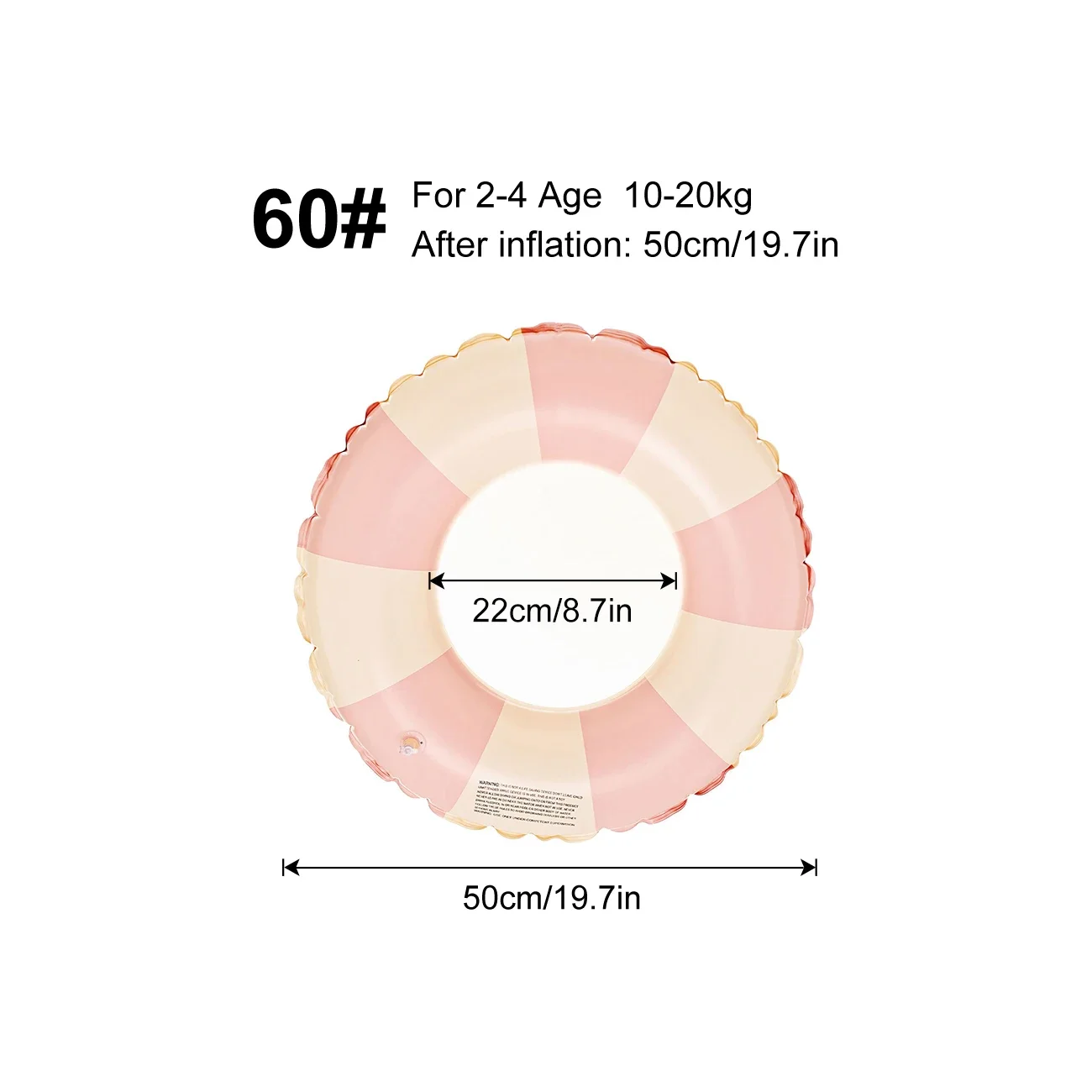 Boia Inflável Para Piscina (rosa, Tamanho 60) Para Adultos, Boia De Verão Feminina.