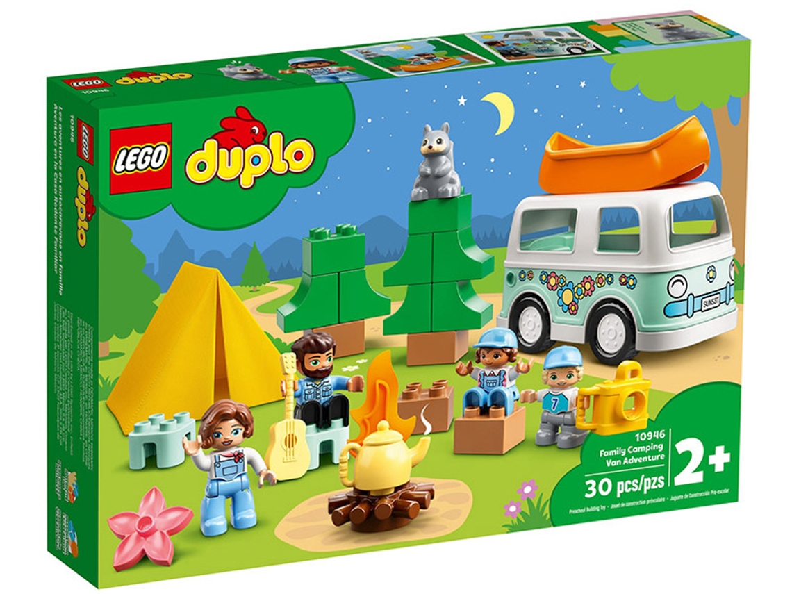 LEGO Duplo: Aventura Familiar com Autocaravana 10946 (Idade Mínima: ‍2 - 30 peças)