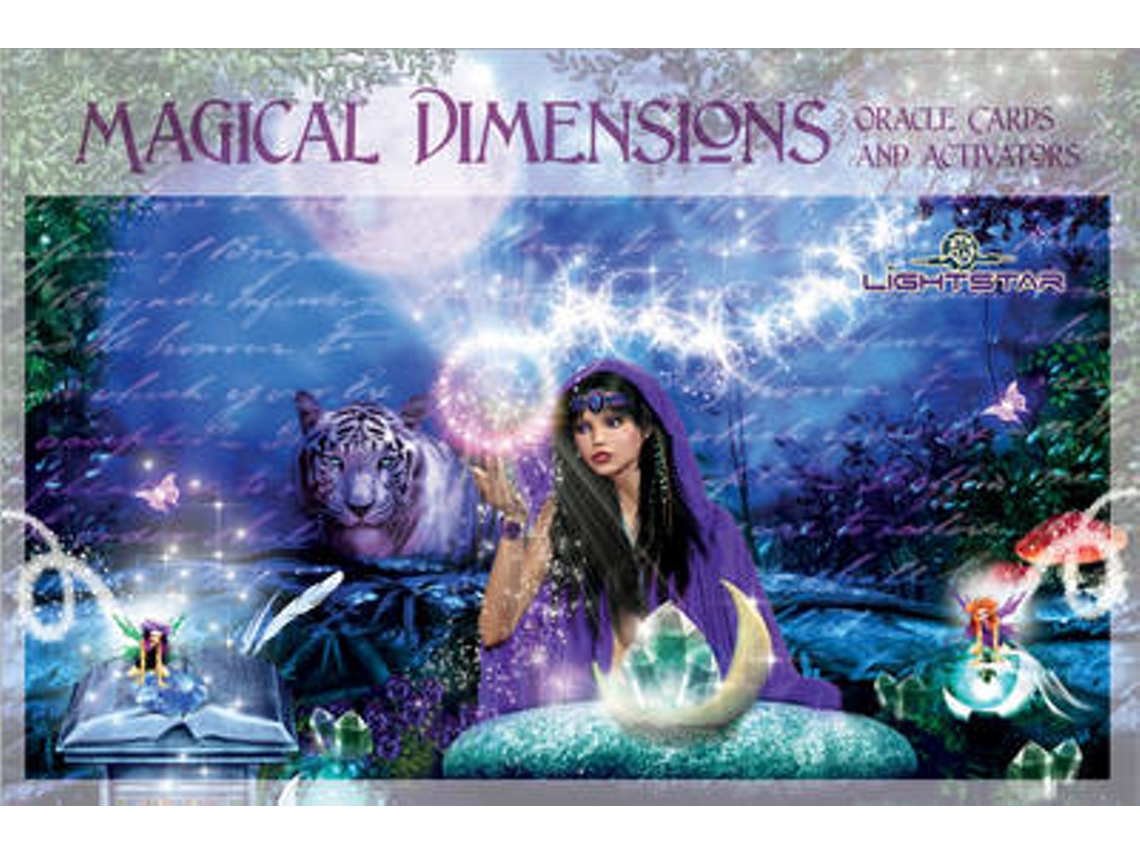 Livro Magical Dimensions Oracle Cards and Activators de Lightstar (Inglês)