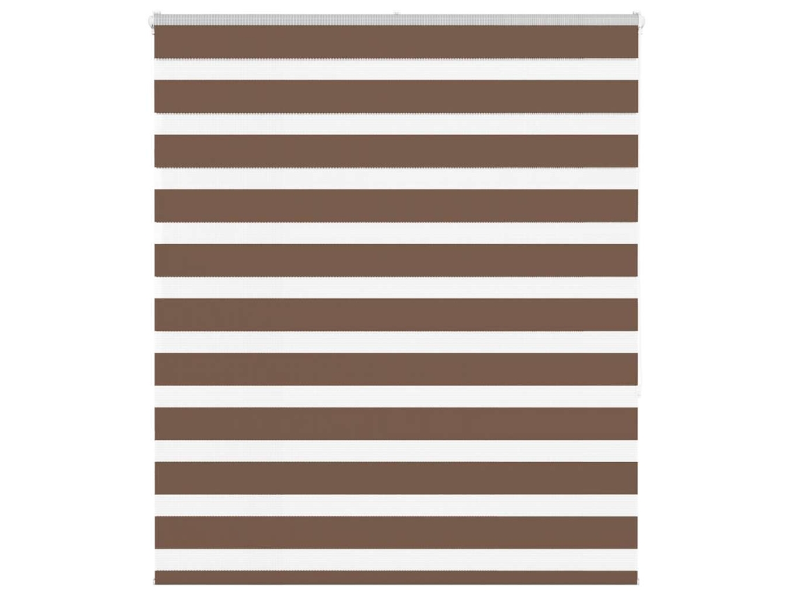 Zebra Blind, Zebra Blinds Vidaxl Marrom Poliéster (125 X 150 Cm)