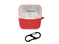 Capa Protetora Com Fivela Para Sennheiser Cx 500bt Vermelha Brilvibera